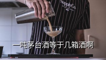 一噸茅臺酒等于幾箱酒啊