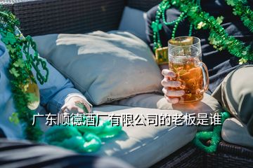 廣東順德酒廠有限公司的老板是誰(shuí)