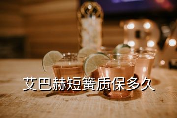 艾巴赫短簧質(zhì)保多久