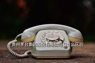 貴州茅臺集團股份有限公司有什么區(qū)別