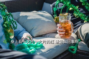 身上有一大片一大片的紅 是怎么回事啊