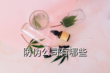 防偽公司有哪些