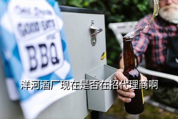 洋河酒廠現(xiàn)在是否在招代理商啊