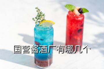 國(guó)營(yíng)醬酒廠有哪幾個(gè)