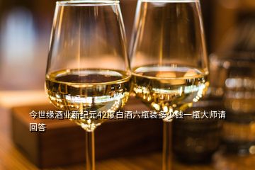 今世緣酒業(yè)新紀(jì)元42度白酒六瓶裝多少錢一瓶大師請(qǐng)回答