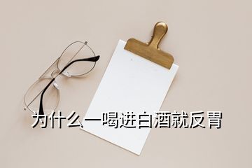 為什么一喝進(jìn)白酒就反胃