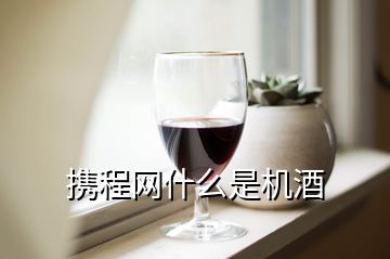 攜程網(wǎng)什么是機(jī)酒