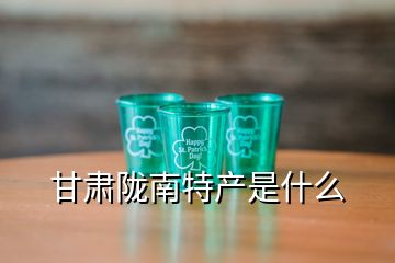 甘肅隴南特產(chǎn)是什么