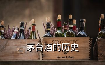 茅臺(tái)酒的歷史