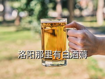 洛陽(yáng)那里有白酒薅