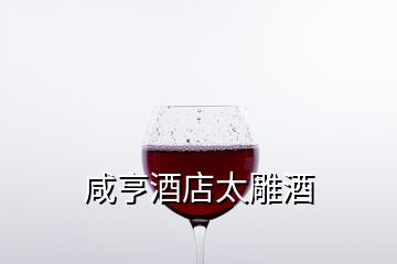 咸亨酒店太雕酒