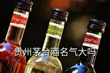 貴州茅臺酒名氣大嗎