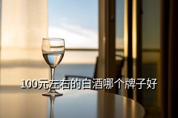 100元左右的白酒哪個(gè)牌子好