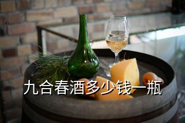 九合春酒多少錢一瓶