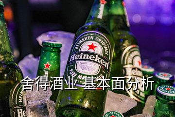 舍得酒業(yè) 基本面分析