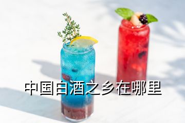 中國白酒之鄉(xiāng)在哪里