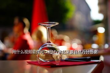 用什么視頻軟件可以把MV串起來要自然萬分感謝