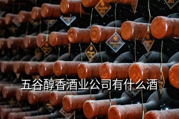 五谷醇香酒業(yè)公司有什么酒