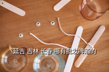 延吉 吉林 長春 哪有批發(fā)啤酒的