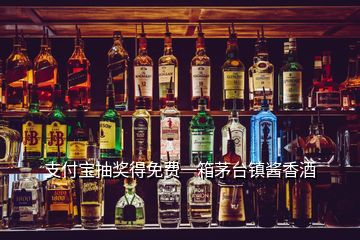 支付寶抽獎得免費一箱茅臺鎮(zhèn)醬香酒