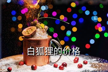 白狐貍的價(jià)格