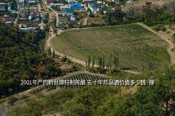 2001年產(chǎn)的黔臺牌特制陳釀 五十年珍品酒價值多少錢  搜