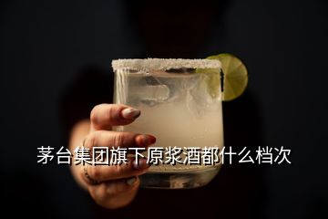 茅臺(tái)集團(tuán)旗下原漿酒都什么檔次