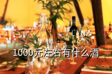 1000元左右有什么酒