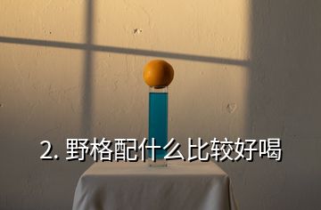 2. 野格配什么比較好喝