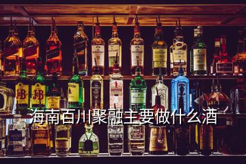 海南百川聚融主要做什么酒