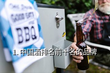 1. 中國(guó)酒排名前十名的品牌