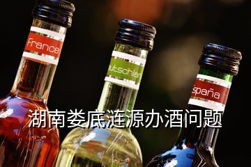 湖南婁底漣源辦酒問(wèn)題