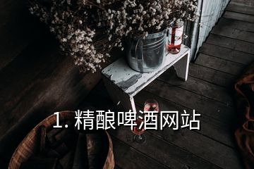 1. 精釀啤酒網(wǎng)站