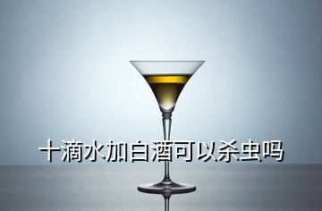 十滴水加白酒可以殺蟲嗎