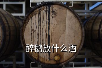 醉鵝放什么酒