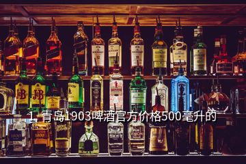 1. 青島1903啤酒官方價(jià)格500毫升的