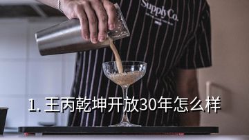 1. 王丙乾坤開放30年怎么樣