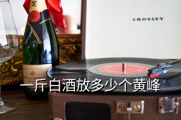 一斤白酒放多少個(gè)黃峰