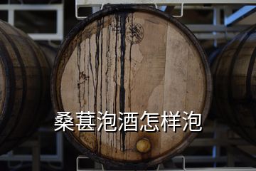 桑葚泡酒怎樣泡