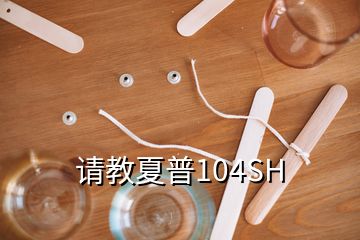 請(qǐng)教夏普104SH