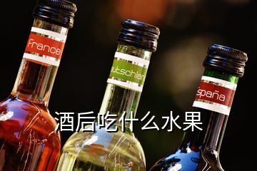 酒后吃什么水果