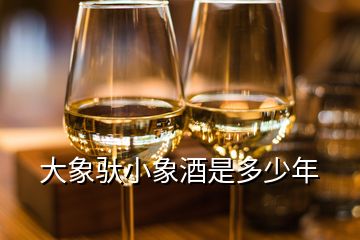 大象馱小象酒是多少年