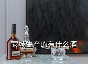 蒙城生產(chǎn)的有什么酒