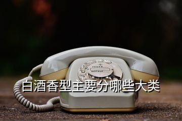 白酒香型主要分哪些大類(lèi)