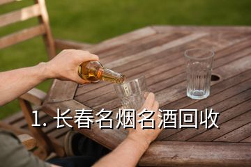 1. 長(zhǎng)春名煙名酒回收