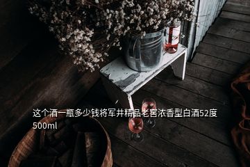 這個(gè)酒一瓶多少錢(qián)將軍井精品老窖濃香型白酒52度500ml