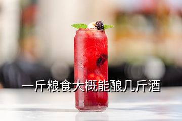 一斤糧食大概能釀幾斤酒