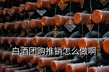 白酒團購?fù)其N怎么做啊