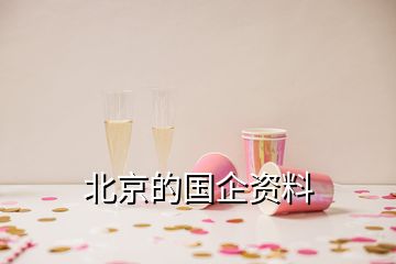 北京的國(guó)企資料