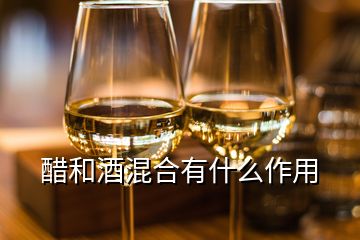 醋和酒混合有什么作用